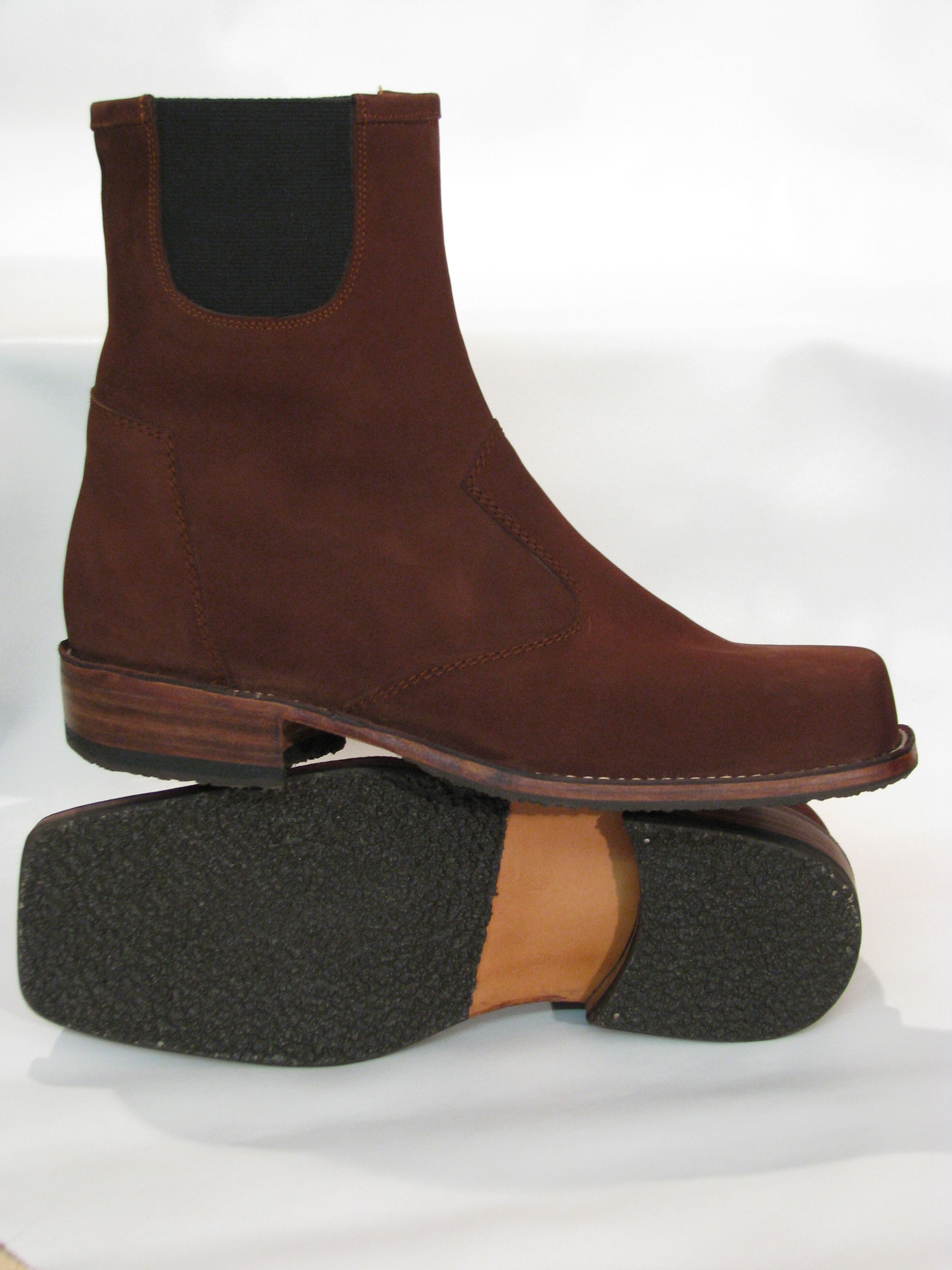 Ma&szlig;schuh Lederabsatz Schuhmanufaktur-Huber